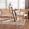 Bali & Pari Chatura Natural Rattan Dining Chair with Arms 267-2PC-14587-ZORO - alternate 2