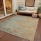 Homeroots 9' X 12' Gray Abstract Washable Indoor Outdoor Area Rug 608829 - alternate 2