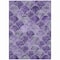 Homeroots 9' X 12' Purple Lilac And Lavender Abstract Washable Indoor Outdoor Area Rug 577683 - alternate 2