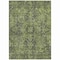 Homeroots 10' X 14' Moss Green and Gray Oriental Washable Non Skid Indoor Outdoor Area Rug 563816 - alternate 3