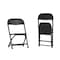 Flash Furniture Kids Black Plastic Folding Chair, PK2 2-Y-KID-BK-GG - alternate 1