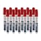 Zoro Industrial Paint Marker, Medium Tip, Red, 12pk ZIM-003RD-12 - alternate 1