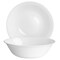 Gibson Ultra Ultra by Gibson 2 Piece 46oz Tempered Opal Glass Serving Bowl Set in White Shadow 138954.02 - alternate 2