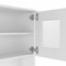 Homeroots 67in White Pantry Cabinet with Two Door Panels and Side Open Shelves 473314 - alternate 4