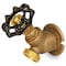 Everflow FIP Inletx3/4" MHT Outlet Multi-Turn Sillcock Hose Bibb with Stuffing Box, Cast Brass 3/4" 4734-NL - alternate 1