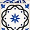 Homeroots 7" x 7" Blue and Aqua Pop Mosaic Peel and Stick Removable Tiles 400472 - alternate 4