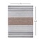 Homeroots 2' X 3' Gray and Brown Geometric Hand Woven Area Rug 557190 - alternate 2