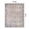 World Rug Gallery Gray Flatweave Rug - Washable Vintage Style, Neutral for Any Room 7 ft 7 in x 9 ft 6 in WR173GRAY8X10 - alternate 3