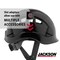 Jackson Safety Climbing Inspired Hard Hat, ABS, 6 Point Rapid Dial, Black 20927 - alternate 2