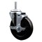 Service Caster 5 Inch Hard Rubber Wheel Swivel 58 Inch Threaded Stem Caster with Brake SCC SCC-TS20S514-HRS-TLB-58212 - alternate 1