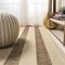 Jonathan Y Aveiro Wide Stripe Beige/Brown 2 ft. x 8 ft. Indoor/Outdoor Runner Rug SMB112A-28 - alternate 2