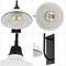 Jonathan Y Stanley 12.25" 1-Light Farmhouse Industrial Iron LED Gooseneck Arm Outdoor Sconce, White JYL7614A - alternate 2