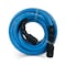 Blu Shield Tough-Tek 1/4in. x 25' Blue Rubber Pressure Washing Hose with M22 Connector, Durable & Flexible TTPW1425-NM - alternate 2
