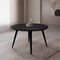 Leisuremod Round 47 in W, 30 in L, MDF/Metal, Ebony RTM47BL - alternate 2