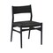Homeroots Six Piece Black Oval Dining Set with Four Chairs and Sideboard 571728 - alternate 1