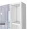 Homeroots 20" White Wood Floating Single Door Bathroom Vanity And Medicine Cabinet With Mirror 543589 - alternate 2