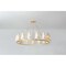 Corbett Lighting Tirana 54.75 in. Chandelier Vintage Gold Leaf 480-54-VGL - alternate 3