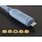 Sanoxy 10ft USB-C to RJ45 8P8C Flat Serial Console Cable Compatible for Cisco Console Cable, Blue SANOXY-U3111-2210 - alternate 2