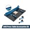 Powertec Drill Press Table Accessories Kit w/T Track Drill Press Fence 14"x24", Laser Etched Scale 71539 - alternate 1