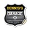Signmission Dennis's Garage I Can Fix Everything But Stupid, 12 Inch X 12 Inch, Vinyl Decal SHI-D-12-490-DENNIS - alternate 1