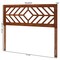 Baxton Studio Olsen Wood Headboard with Geometric Cutout Design, Full 265-14462-ZORO - alternate 2
