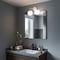 Jonathan Y Louis Parisian Globe 15" 2-Light Metal/Frosted Glass Modern Contemporary LED Vanity Light, White JYL3535D - alternate 2