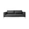 Homeroots Modern 78in Dark Grey Loveseat With Removable Cushions 480887 - alternate 1