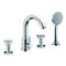 Alfi Brand Polished Chrome Deck Mount Tub Filler W/ Hand Held Showerhead AB2503-PC - alternate 3