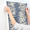 York Wallcoverings Leaf Column Navy Wallpaper FM1043 - alternate 2