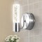 Jonathan Y Bolha 5.5 in. 1-Light Minimalist Modern Bubble Acrylic/Iron Integrated LED Vanity Light, Chrome JYL7222A - alternate 3