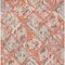 Homeroots 10' X 14' Coral And Orange Geometric Washable Indoor Outdoor Area Rug 609135 - alternate 4