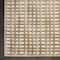 Homeroots 7' Beige And Blue Abstract Indoor Outdoor Runner Rug 552675 - alternate 2