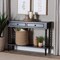 Baxton Studio Malinda Classic Black Wood 2-Drawer Console Table with Spindle Legs 253-14069-ZORO - alternate 3