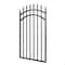Nuvo Iron 33in Wx56in H Tiger Eye Gate Arched Rails, 36in W Openings, Self Close Hardware w/Double Side Handle ITGA3356 - alternate 2