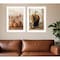 Homeroots Set Of Two Pumpkins with A Black Cat 1 White Framed Print Wall Art, 2PK 407942 - alternate 2