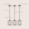 Jonathan Y Marelle 6.5" 1-Light Farmhouse Industrial Iron Filigree Caged Jar LED Pendant, Antique Silver, 3PK JYL7909C-SET3 - alternate 3