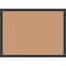 U Brands Cork Bulletin Board, 24 x 18, Natural Surface, Black Frame 026U0001 - alternate 1