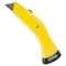 Vulcan Utility Knife, 2-1/4 in L Blade, 3/4 in W Blade, Zinc Alloy Handle, Black/Yellow Handle JL-KF0008 - alternate 1