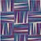 Homeroots 8' X 10' Purple Ivory And Teal Blue Geometric Washable Indoor Outdoor Area Rug 598295 - alternate 4