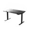 Homeroots 48" Adjustable Black Stainless Steel Computer Desk 397733 - alternate 2