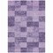 Homeroots 5' X 8' Purple And Lavender Geometric Washable Indoor Outdoor Area Rug 604888 - alternate 2