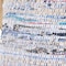 Homeroots Set of Two 20" Aqua Ivory And Natural Striped Cotton And Jute Throw Pillows with Texture, 2PK 588356 - alternate 2