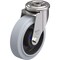 Blickle SS, Kingpin Swivel Cstr, Solid Rbr, 6-5/16" LEXR-POEV 160XKA-SG - alternate 1