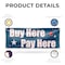 Signmission Buy Here Pay Here, 18 Inch x 48 Inch, Vinyl Banner B-30498 - alternate 2