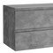 Homeroots 40" Gray Wood Freestanding Bathroom Vanity With White Sink And Two Drawers 627500 - alternate 3