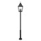 Z-Lite Raphael Sand Black 5 Light Outdoor Post Mount Fixture 5029PHXXLR-5010P-BK - alternate 2
