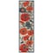Homeroots 6' Ivory Blue And Orange Floral Indoor Outdoor Runner Rug 548035 - alternate 1
