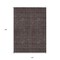 Homeroots 10' X 14' Chocolate And Black Geometric Washable Indoor Outdoor Area Rug 595546 - alternate 2