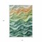 Homeroots 3' X 5' Teal Blue Abstract Washable Indoor Outdoor Area Rug 608076 - alternate 3