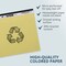Roaring Spring Case of Canary Landscape Pads, 11"x9.5", 40 sheets, College Ruled, Perforated, Portrait Orientation, PK48 74501cs - alternate 2